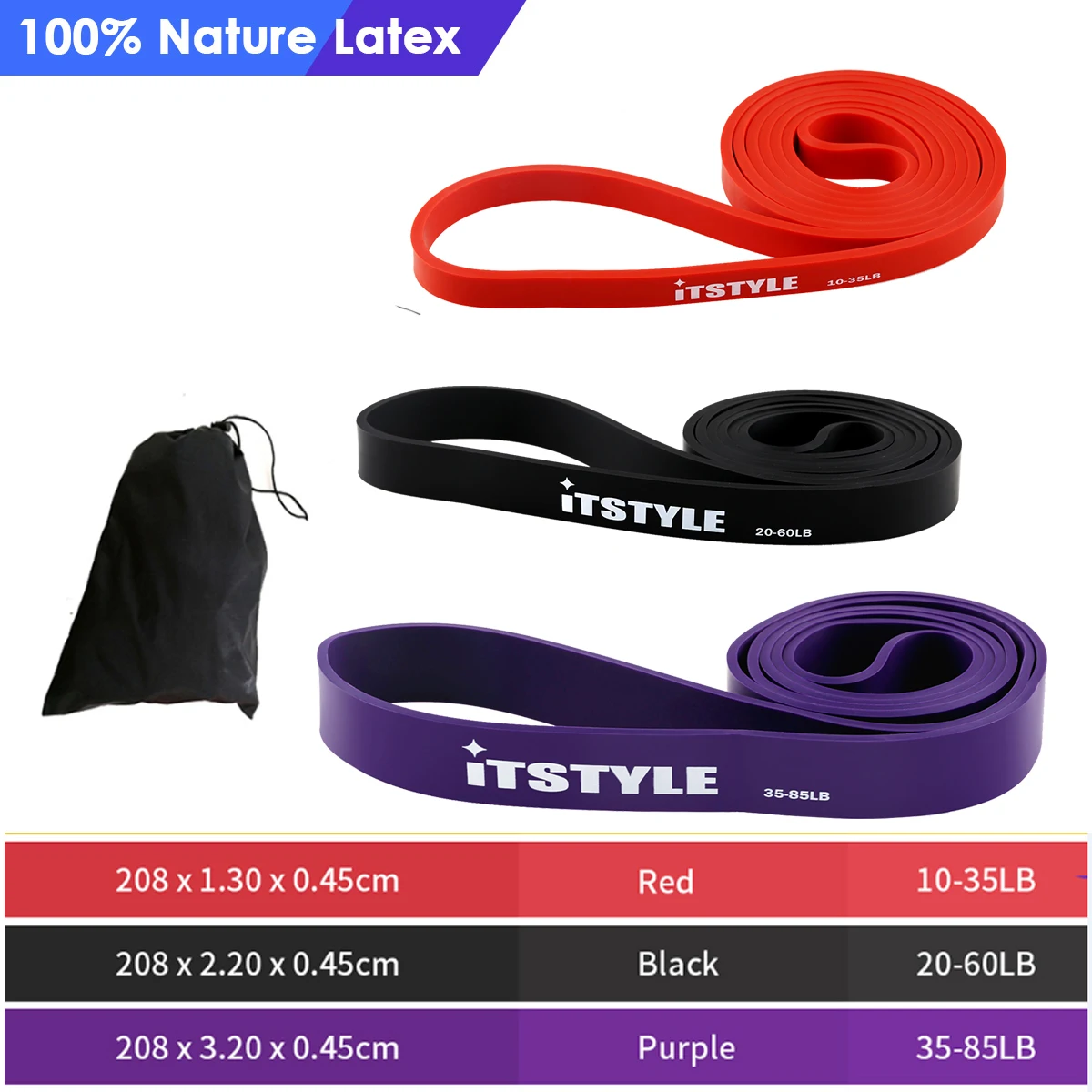 Latex 3pcs